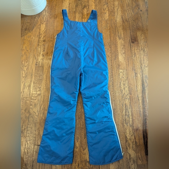 Vintage JC Killy Snowpant Bibs. Never Worn EU 44 Blue With White Racer Stripe - Picture 4 of 11